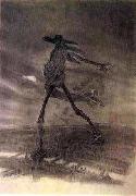 Felicien Rops Satan Sowing Seeds USA oil painting artist